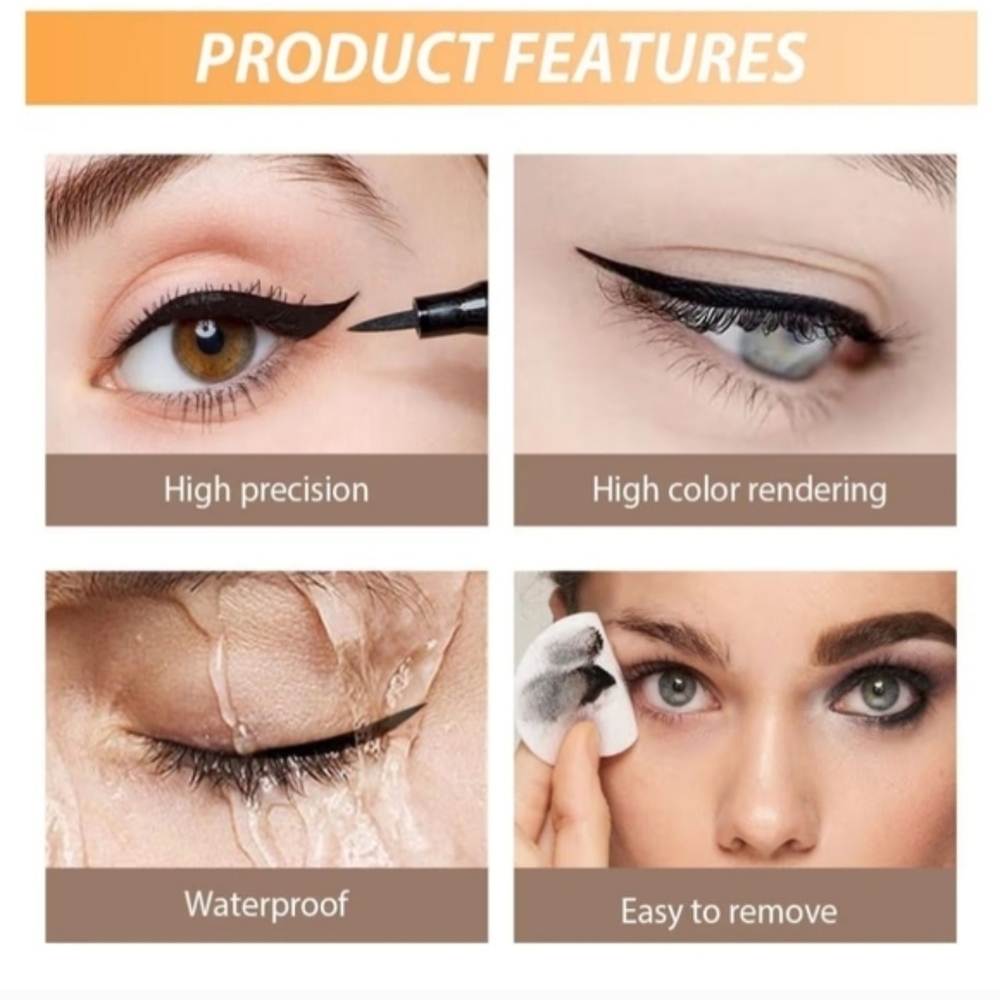 Black Eyeliner Pen — Precision Liquid Liner in Black - Picture 4 of 4